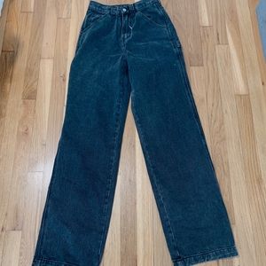 Long black cargo jeans!